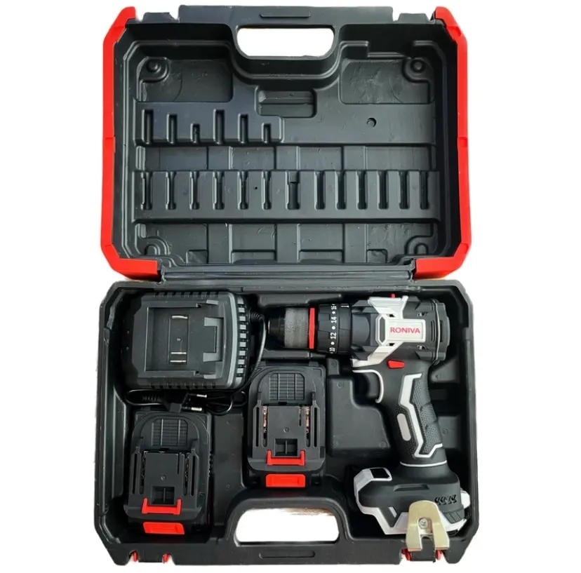 دریل شارژی براشلس 10 میلیمتری 21 ولت رونیوا مدل RV-6820