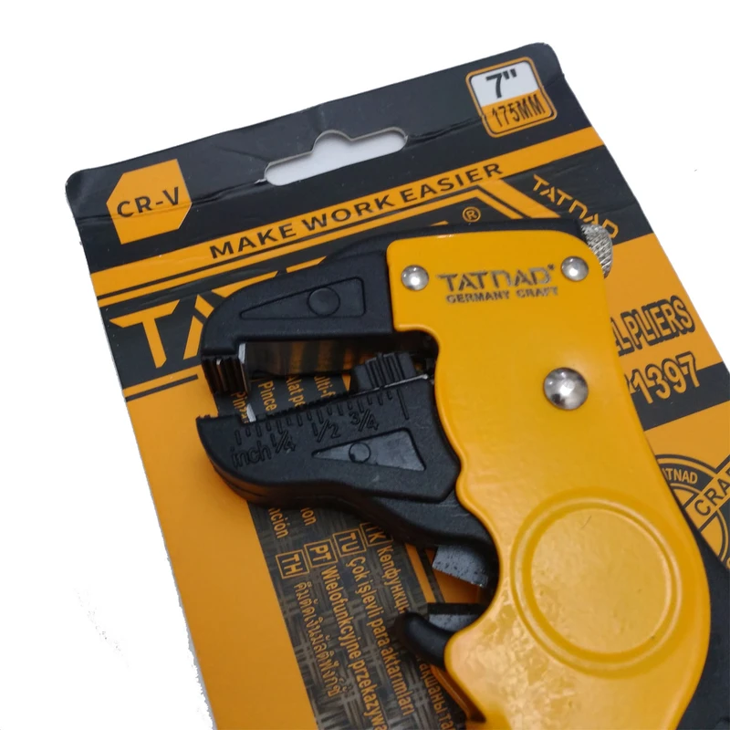انبر سیم لخت کن کلاغی تاتناد مدل 175MM سایز 7 اینچ