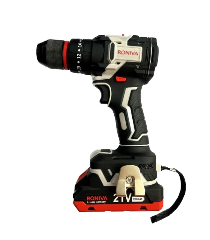 دریل شارژی براشلس 10 میلیمتری 21 ولت رونیوا مدل RV-6820