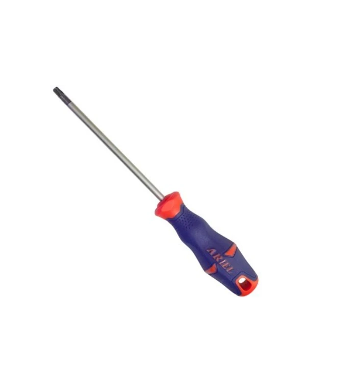 پیچ گوشتی ستاره ای سایز 75میل دسته TPR حرفه ای جنس S2 آریل مدل ARIEL PST0006