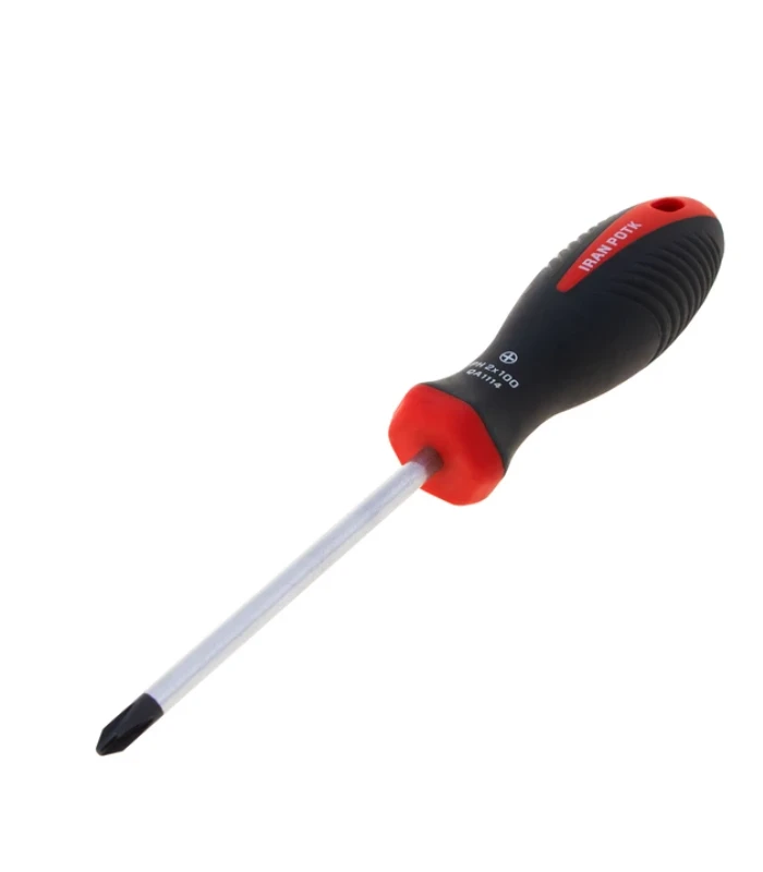 پیچ گوشتی چهارسو سایز 105x100 میلیمتر مدل IRANPOTK QA1114