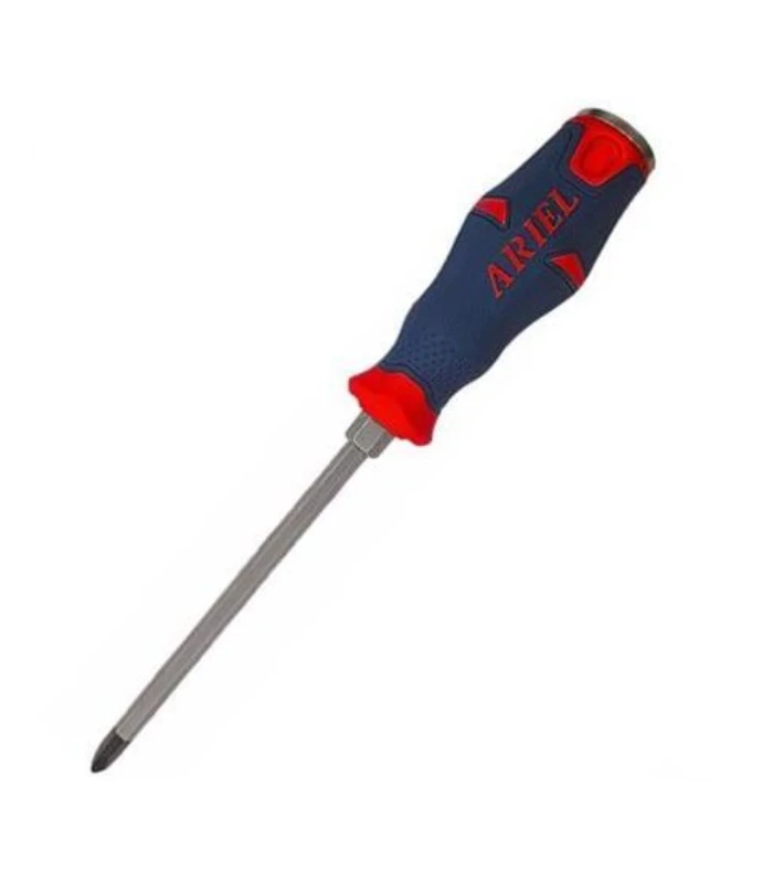 پیچ گوشتی چهارسو ضربه ای سایز 96میل آچار خور آریل مدل ARIEL PZH3150