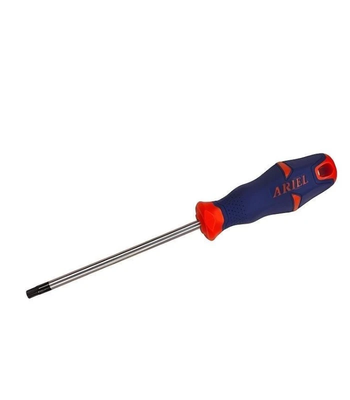 پیچ گوشتی ستاره ای سایز 125میل دسته TPR حرفه ای جنس S2 آریل مدل ARIEL PST0027
