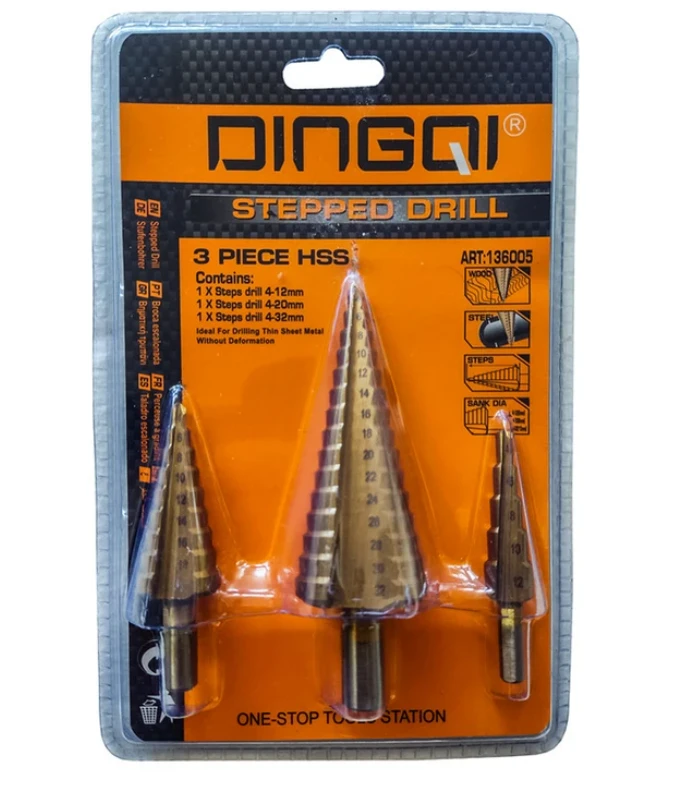 ست مته کاجی 3 عددی دینگوی مدل DINGOI D136-005