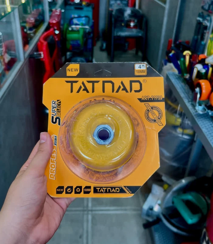 فرچه سیمی افشان طلایی 4 اینچ تاتناد TATNAD